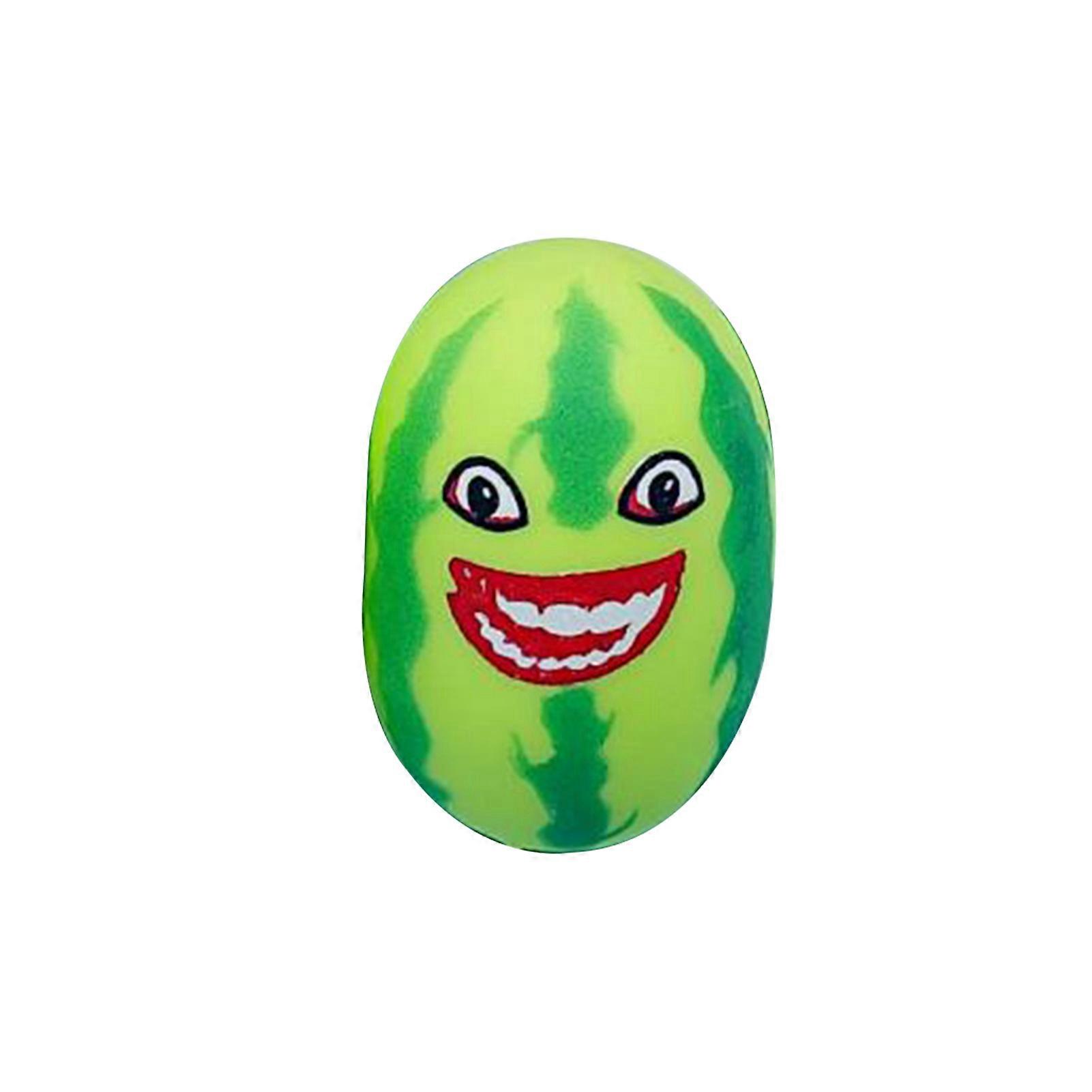 Funny Expression Watermelon Squeeze Toy Soft Plastic Pinch Toy Quick Rebound Fruit Doll Stress Relief Toy Adults Kids Trick Props