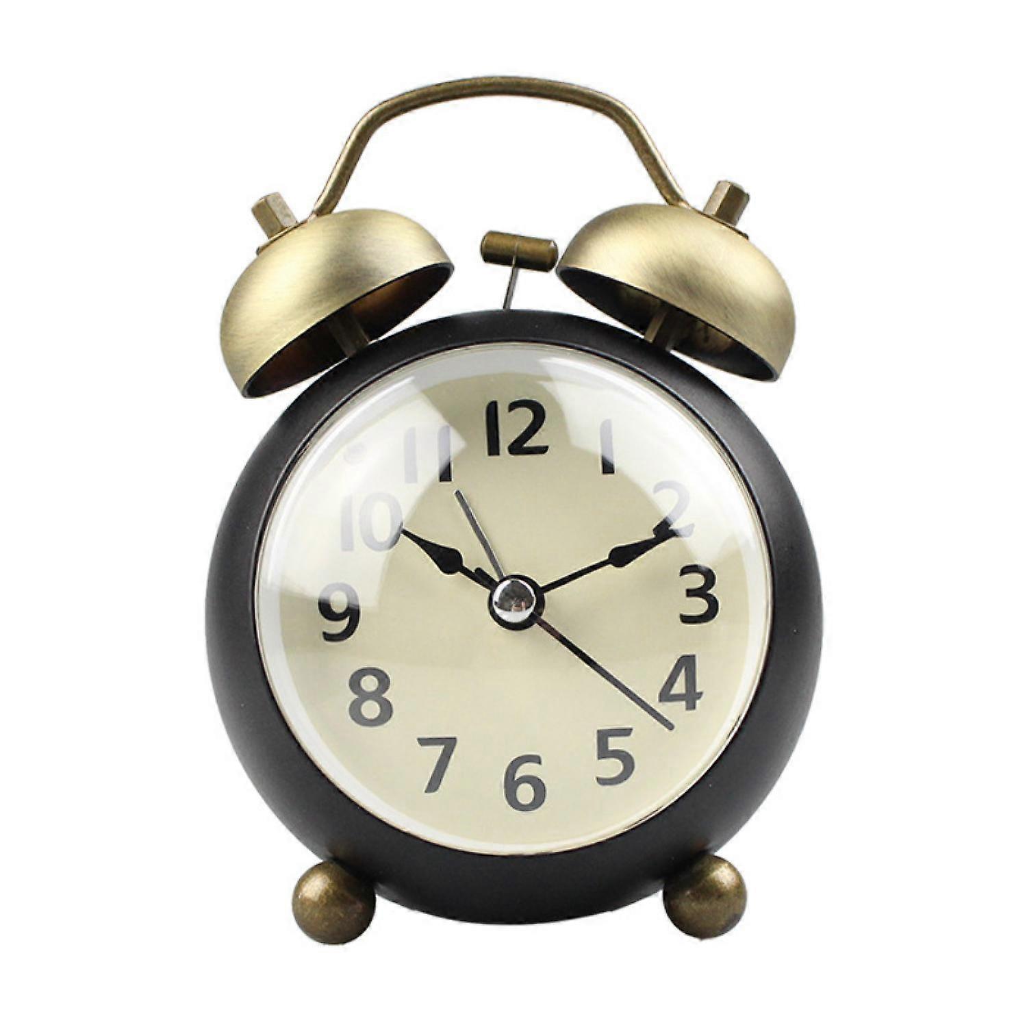 Vintage round convex alarm clock