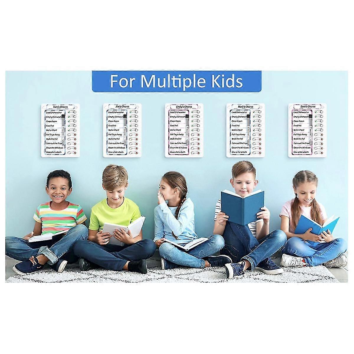 Erasable Household Watch Board Daily to Do List Planner Check for Kids Adults Multiple Items and Form Good Habit A