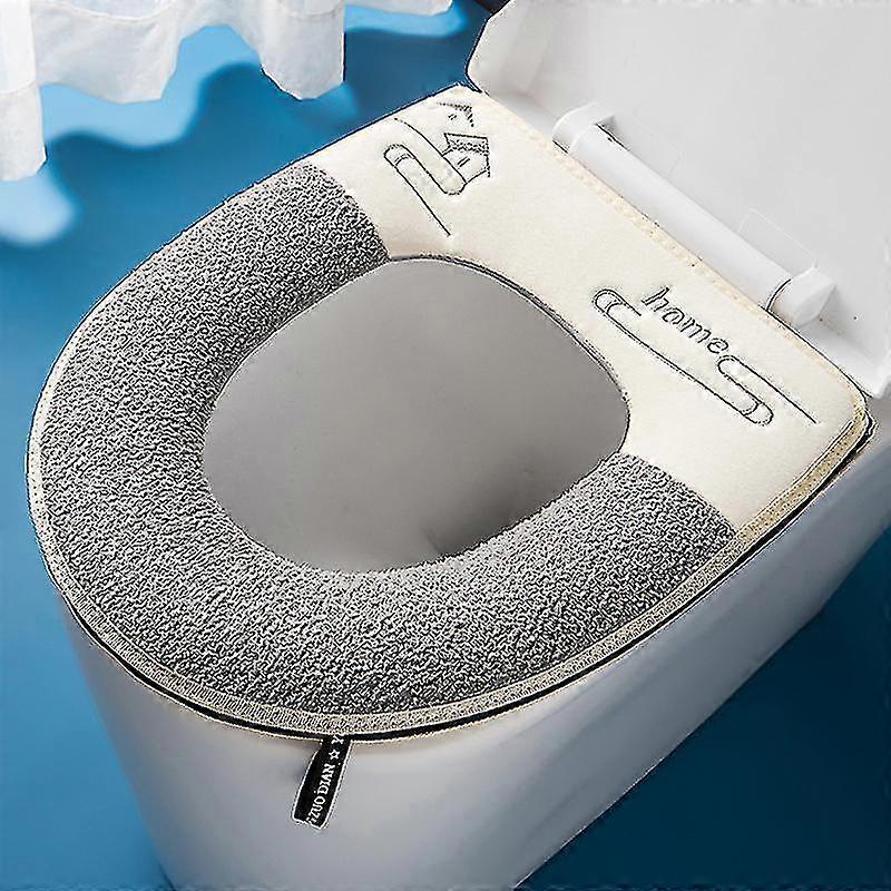 الشتاء دافئ المرحاض مقعد غطاء Closestool حصيرة حمام قابل للغسل Acces أفخم لينة