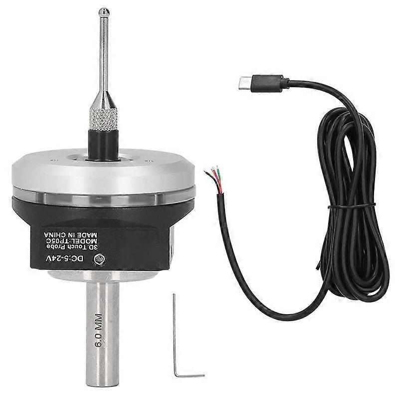 Sonda de toque 3D anti-roll CNC V6 Edge Finder para encontrar o centro Sonda CNC de mesa para Mach 3 e Grb