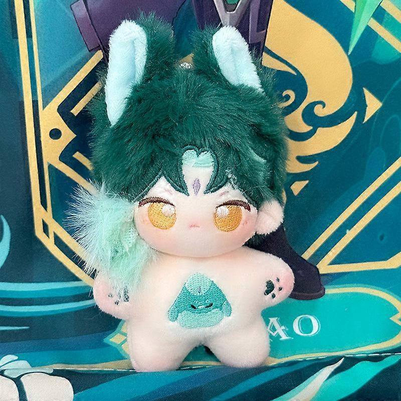 10cm Genshin Impact Plush Pendant Doll Toy Zhong Li Xiao Hu Tao Klee Paimon Soft Stuffed Pillow Kids Christmas Plushies Gifts