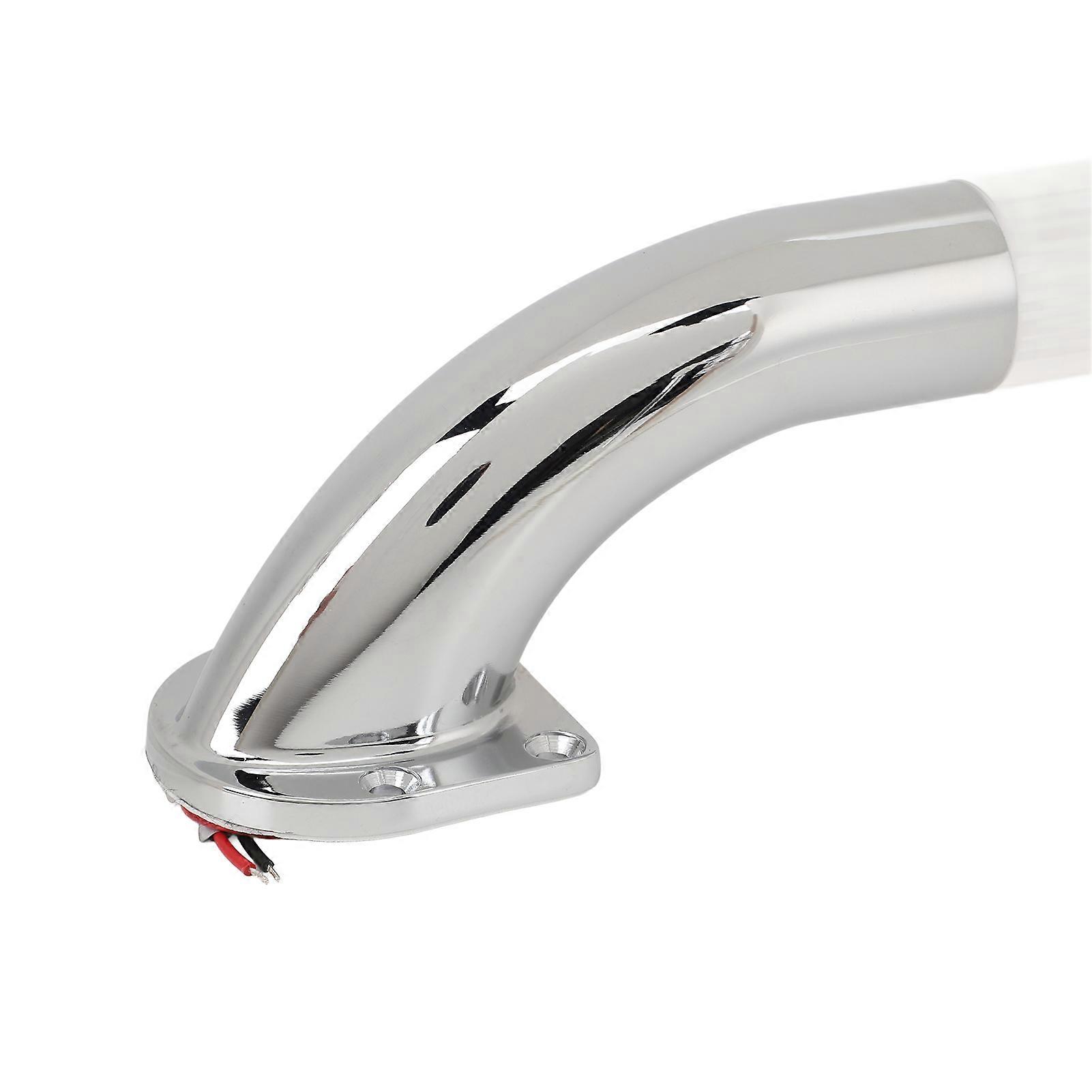 DC 12V RV Door Entry Grab Bar Handles Lighted Acrylic Grip Assist Handle for RV Camper Trailer Yacht 18inch