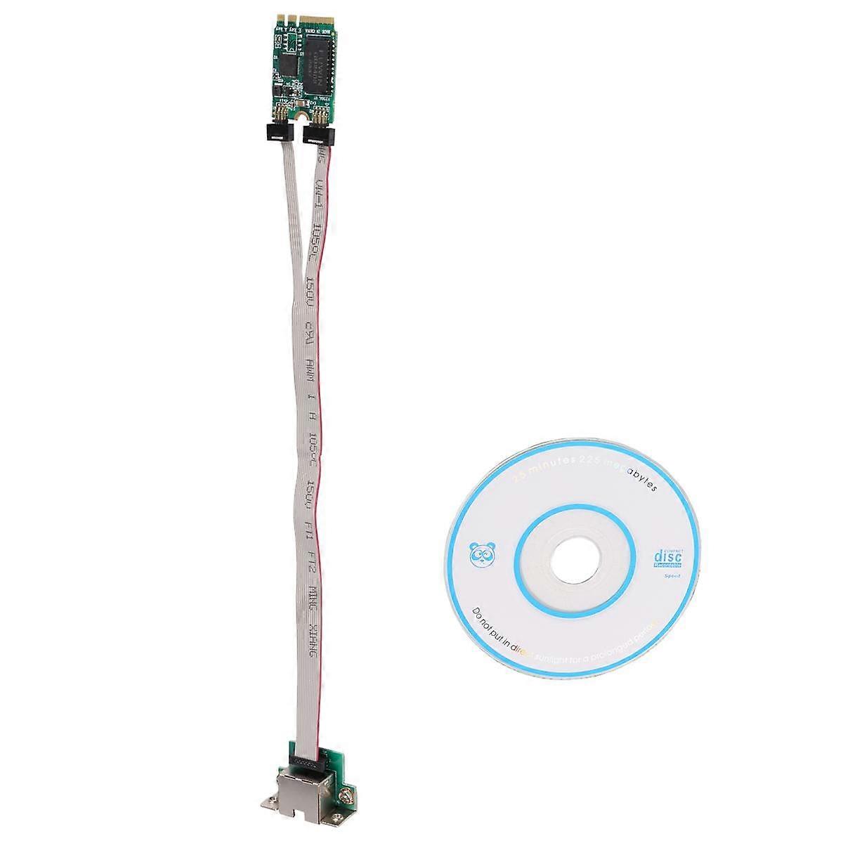 M.2 A+E SLEUTEL 2.5G Ethernet LAN-kaart RTL8125B industriële controlenetwerkkaart PCI Express-netwerkadapter