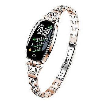 Scomas Sport Smartband für Damen - Smartwatch Smartphone Fitness Activity Tracker Uhr iOS / Android Gold