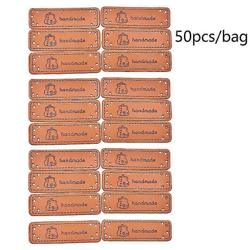 Käsintehdyt nahkalaput rei'illä Diy Käsintehdyt vaatehatut Laukut Asusteet