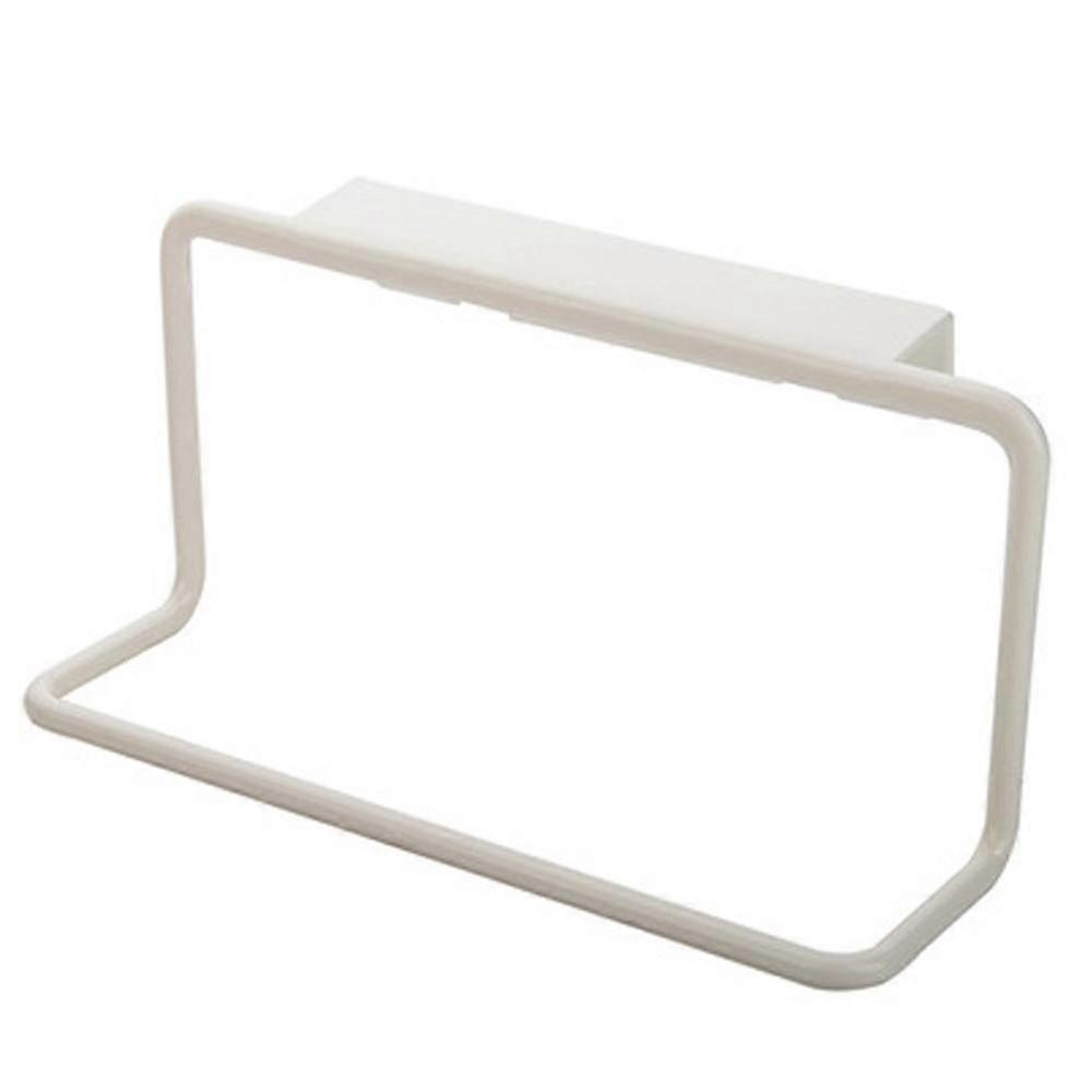 Plastic Hanger Towel Rack Cabinet Door Backrest-grey