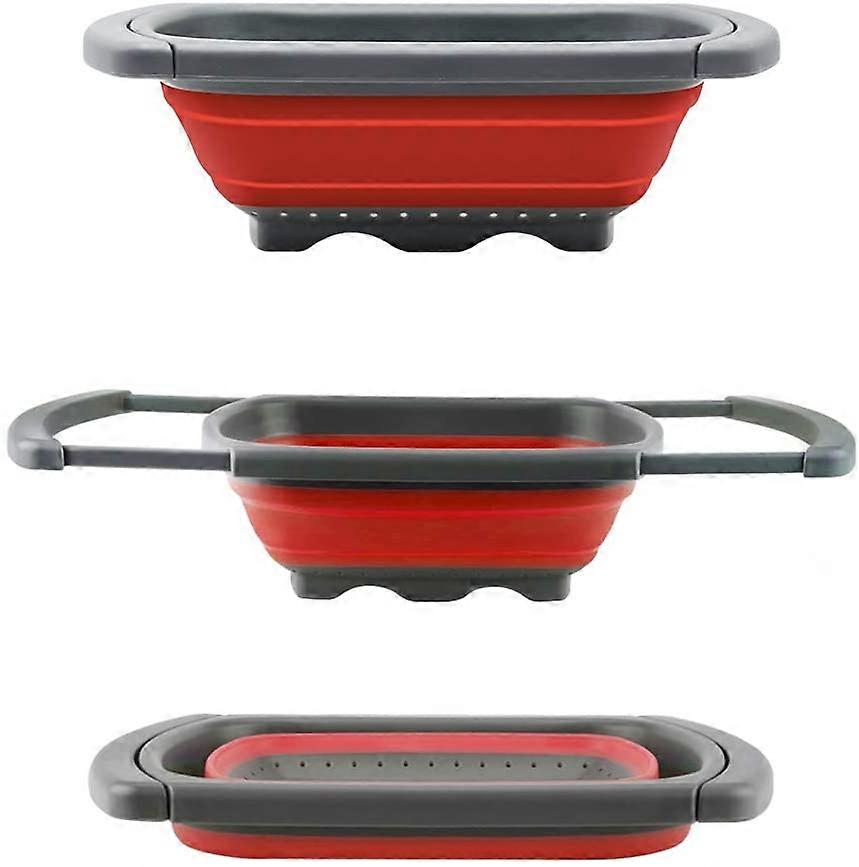 3.8L Colander collapsible Over The Sink Vegtable Fruit Colander Strainer