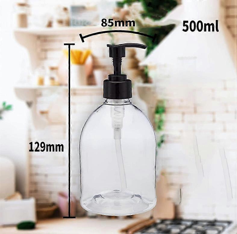 Refillable Designer Pump Bottles (2 Pack) - 500ML Dispensers