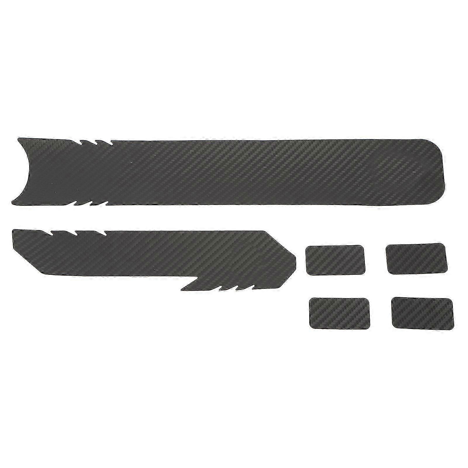 Bike Frame Protection Tape Synthetic Leather Front Fork Upper Lower Tube Scratch Friction Resistant Protective Stickers Carbon Fiber Style
