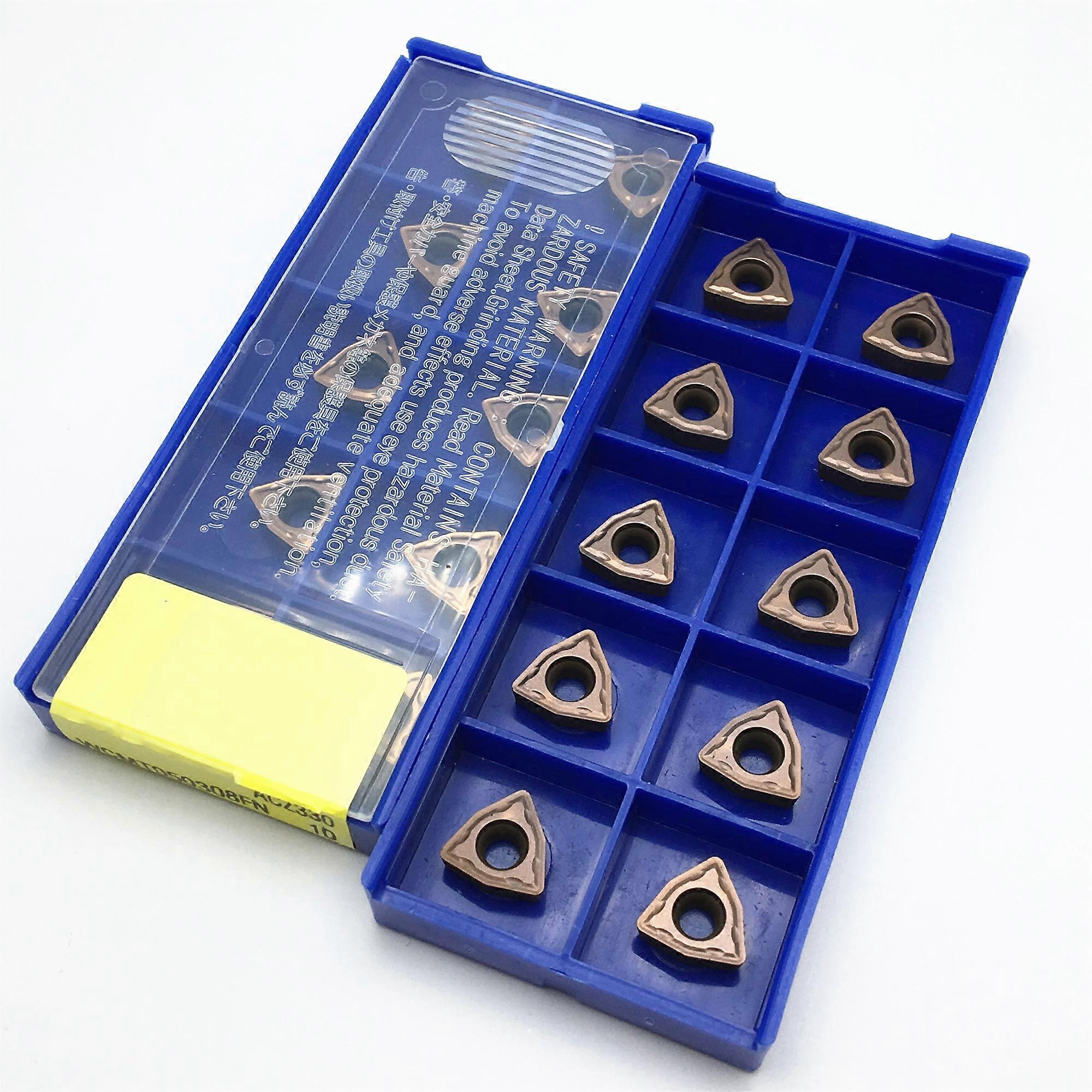 Lathe tool WCMT050308 FN ACZ330 turning tool CNC lathe hard alloy blade milling cutter U-type violent cutter wcmt050308fn acz330