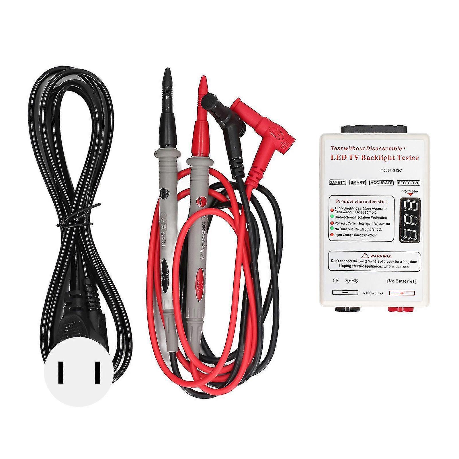 LED Backlight Tester TV Display Brightness Detector 0-320VDC Output US Plug