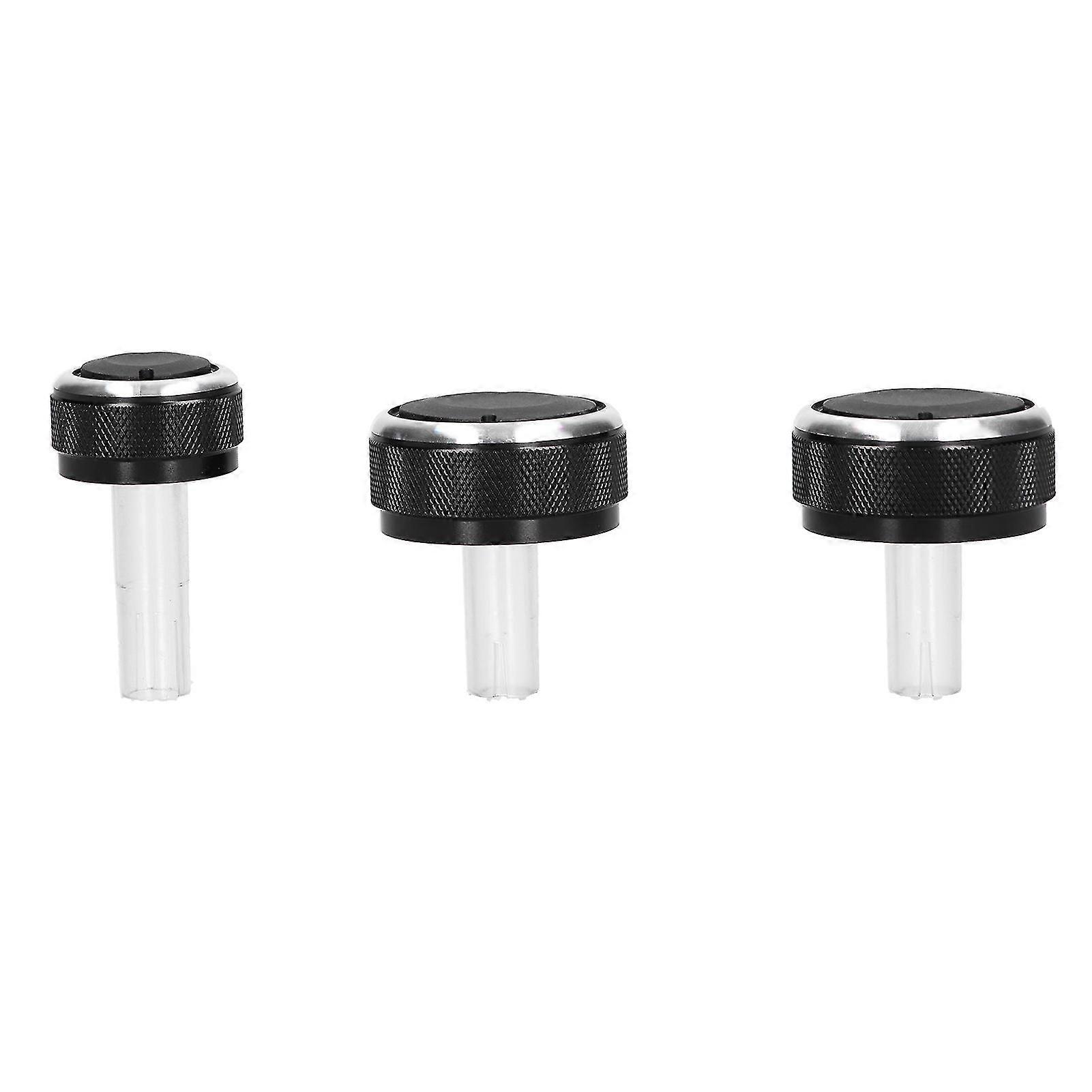 BORA 1998-2005 Car Air Conditioner Switch Climate Controller Knob Replacement (3PCS)