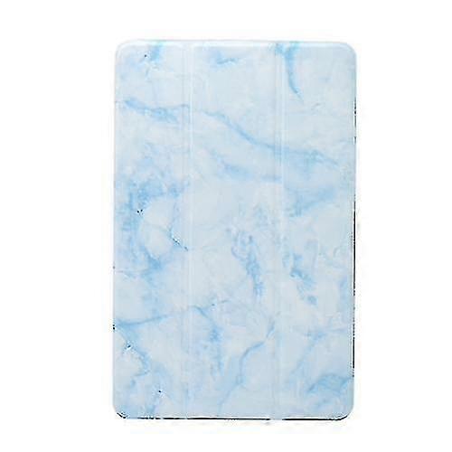 For Huawei Matepad 10.4 Inch 2020 Marble Texture Pattern Horizontal Flip Leather Case, With Three-Fo