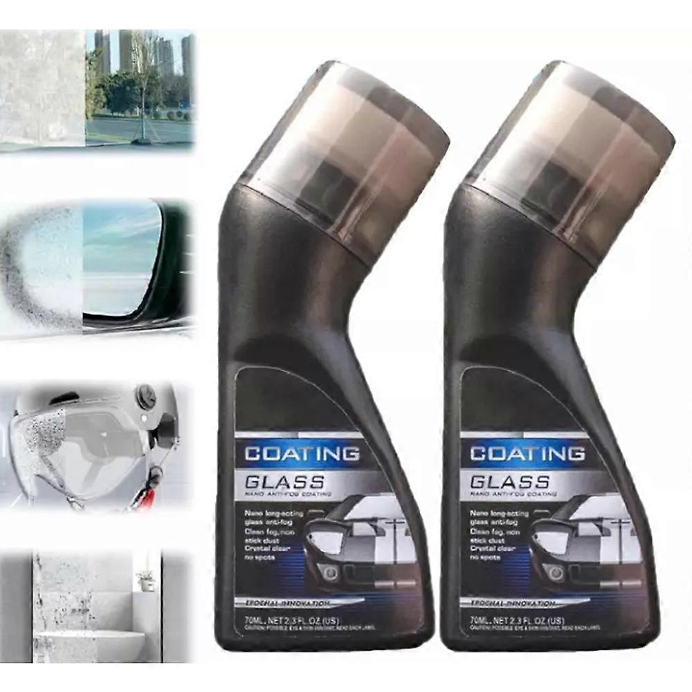 2pcs Car Window Defogger Agent 30ml Auto Windshield Waterproof Defogging Agent Highly Efficient Car Care Tool For RV Small Car Sedan