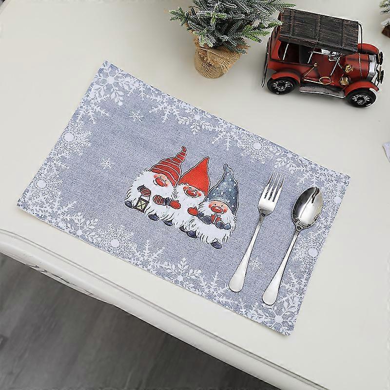 Forest print cartoon design table mats for dining rooms