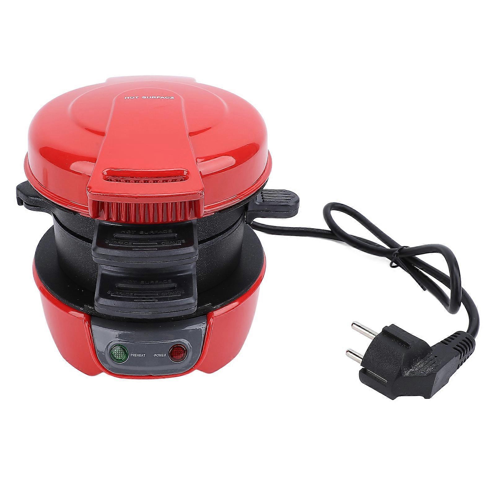 3 في 1 صانع شطائر الإفطار الاحترافي سريع التسخين التحكم التلقائي في درجة الحرارة يمنع صانع البرجر الكهربائي