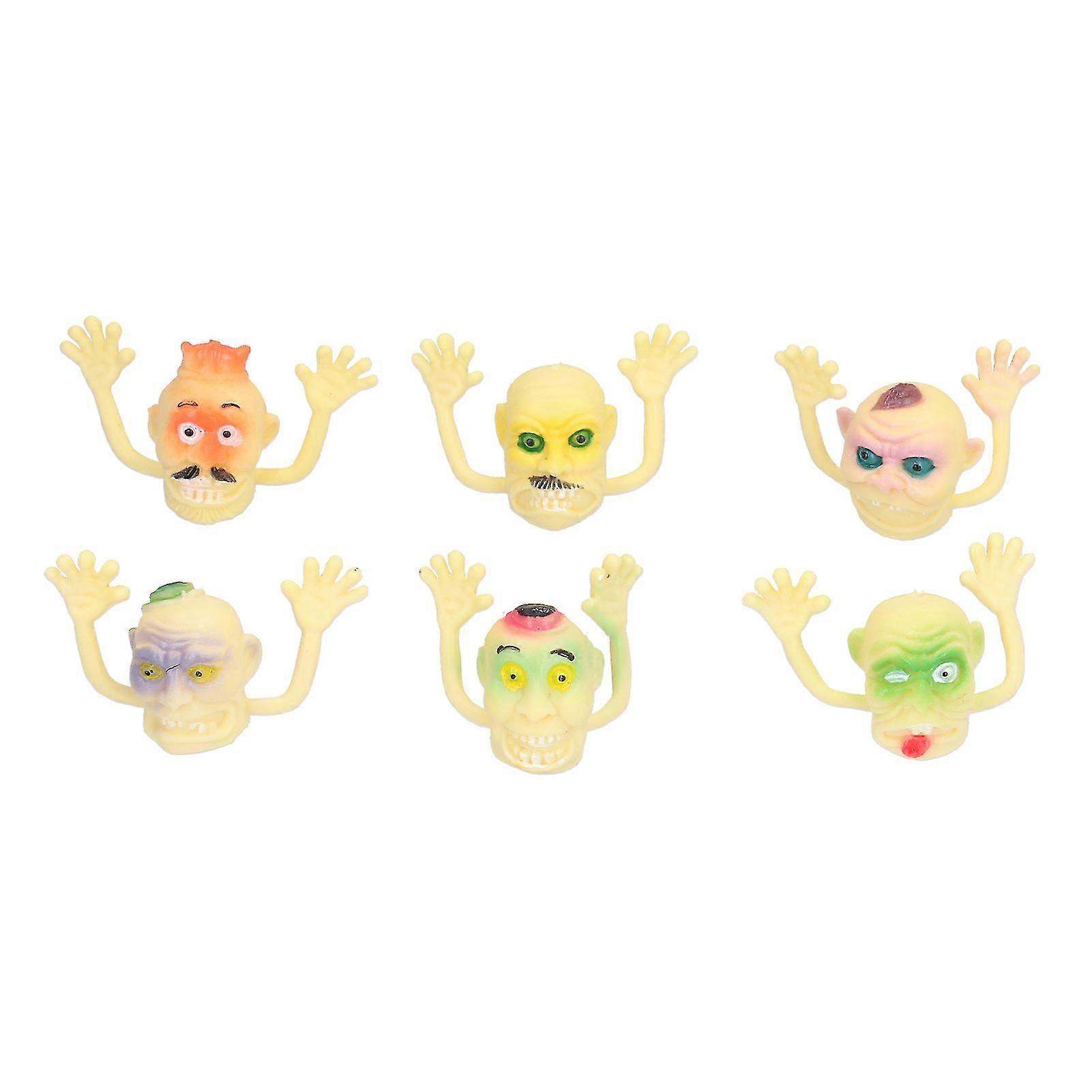 Halloween Mini Finger Puppet Toys Handcrafted Monster Characters Kids Party Prank Gift