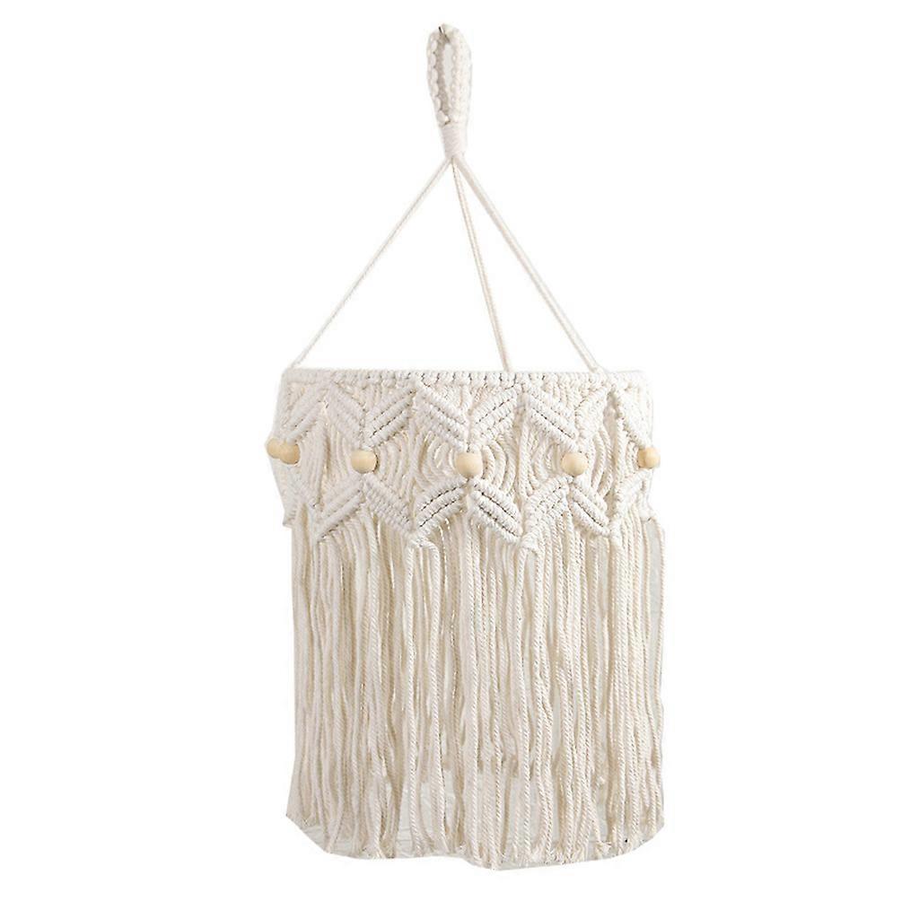 Macrame Lamp Shade Boho Tapestry Hanging Pendant Light Cover for Home