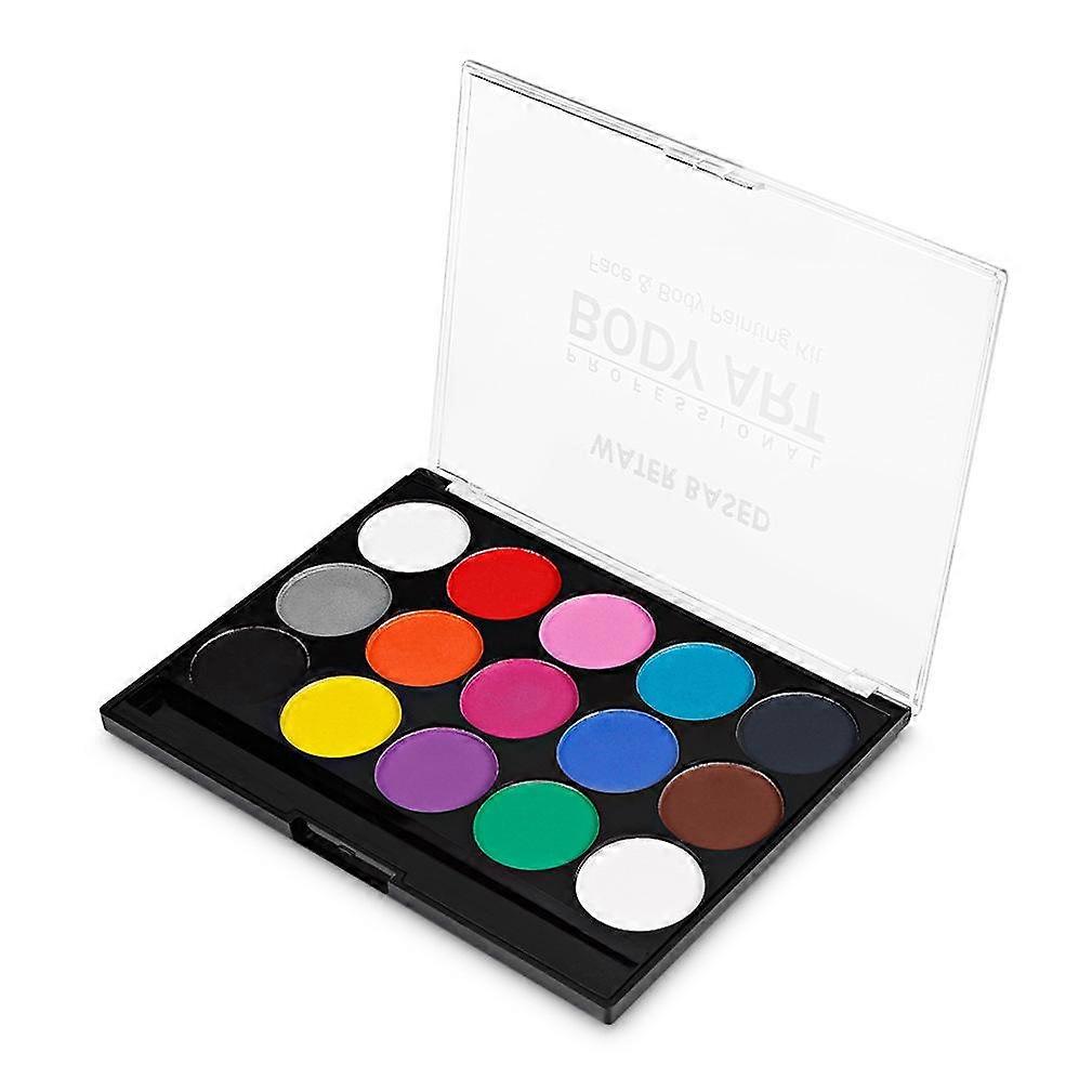 15 Colors Paint Pigment Set Water Soluble Environmental Friendly Non Toxic Tools for Artist
