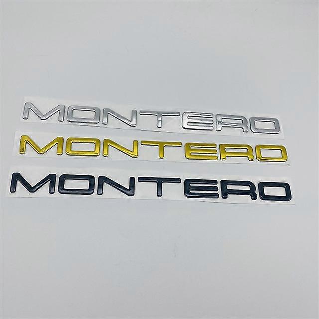 Car Accessories For Montero SR LS Rear Trunk Tailgate Emblem Side Door Fender Logo Words Nameplate Decal