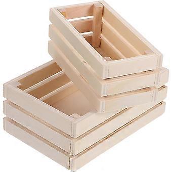2pcs Puppenhaus Miniatur Miniaturen Zubehör Holzspielzeug Puppenhaus
