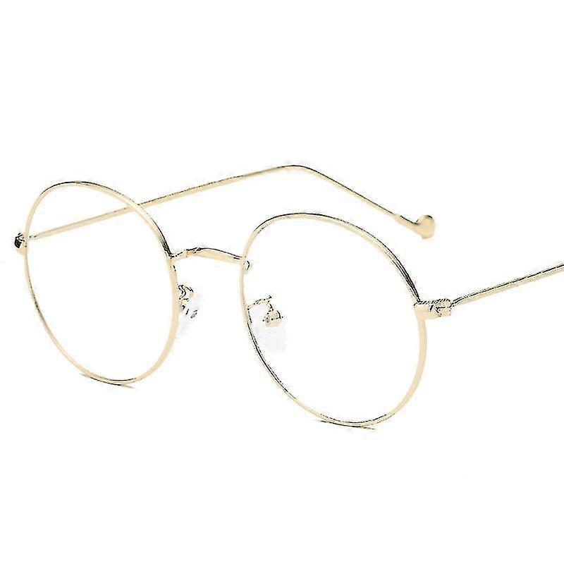 Round Reading Glasses Metal Prebyopia Spectacles For Men&women Hyperopia