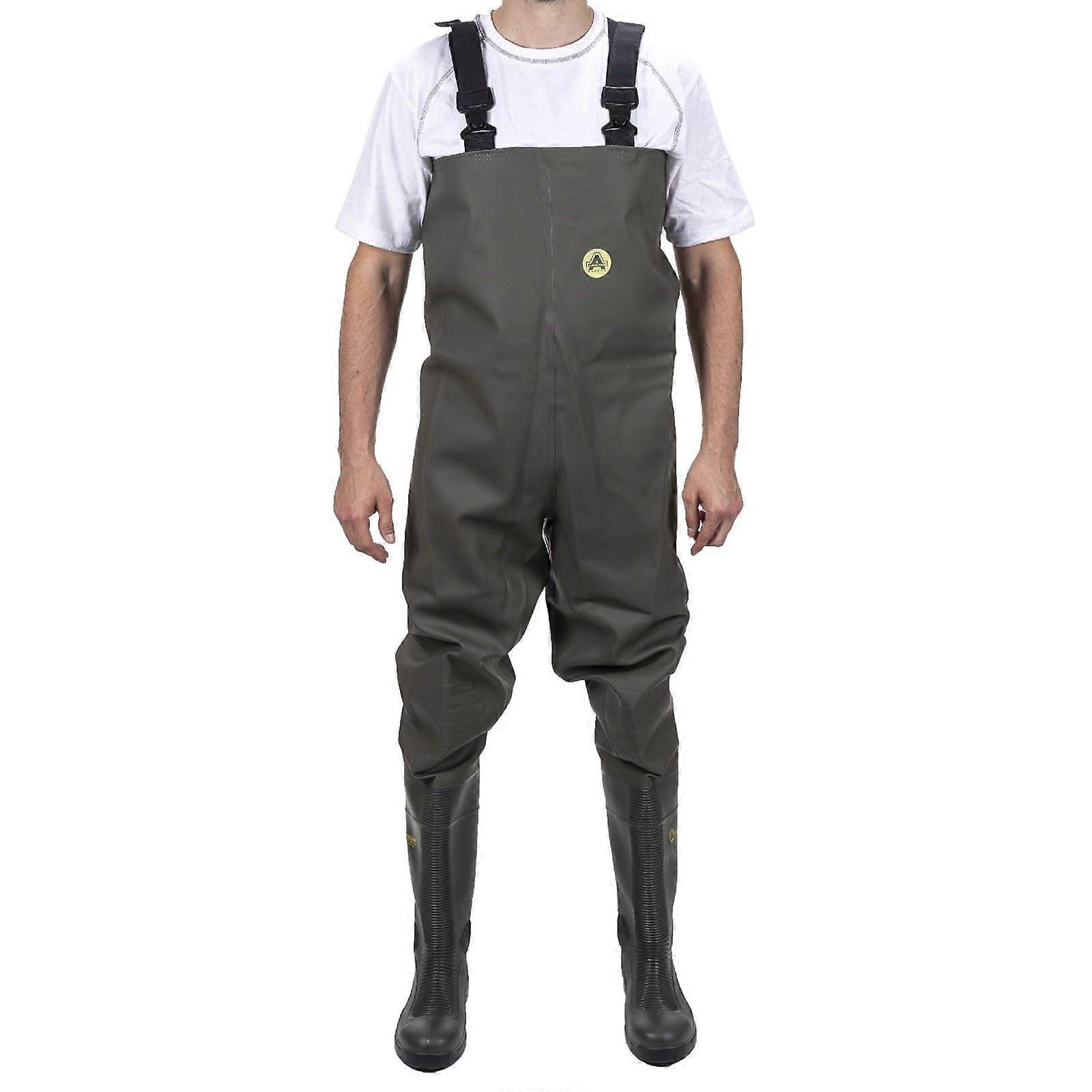 Amblers Safety Tyne PVC Green Safety Waders