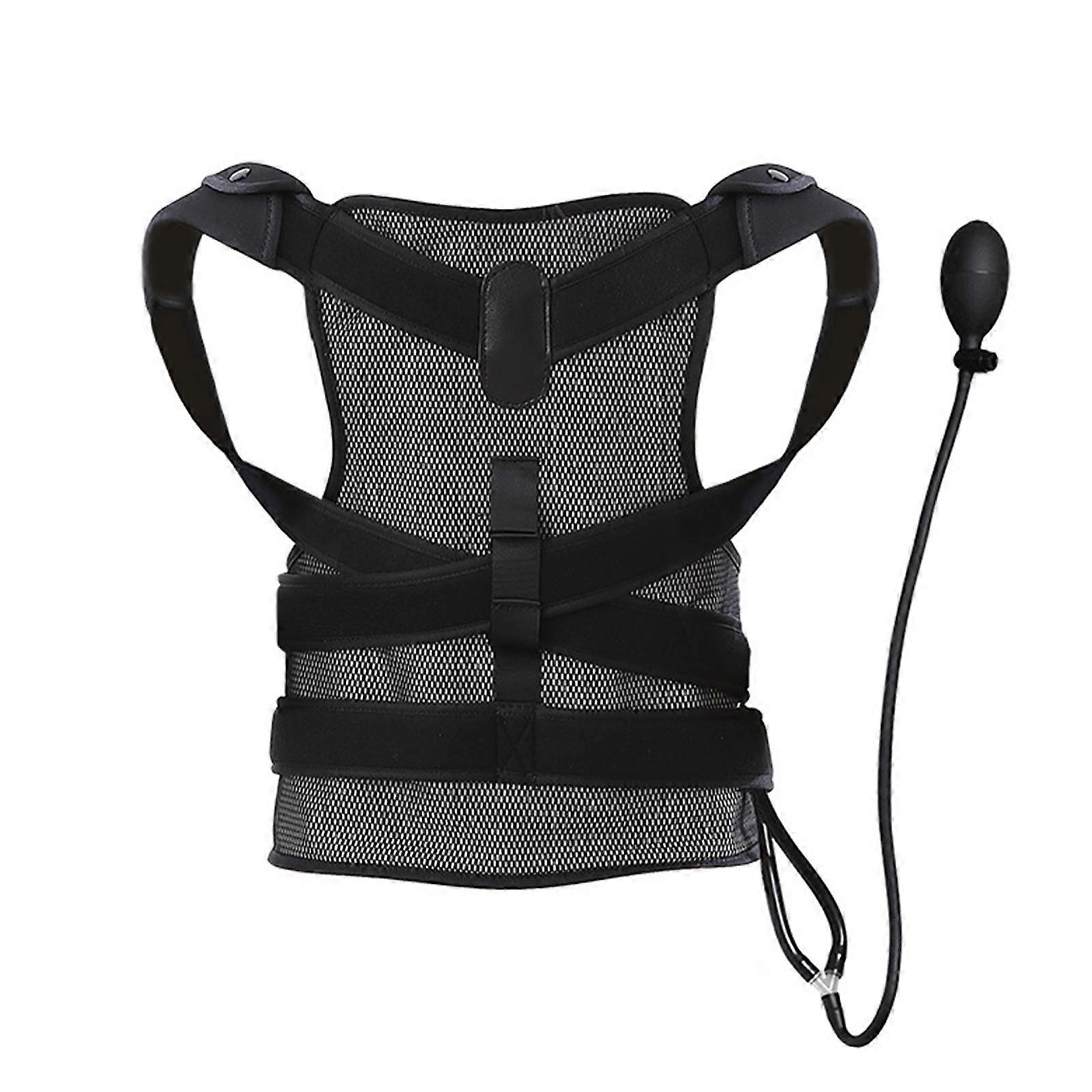 Houding Corrector Houding Corrector Riem Opblaasbare Orthese Double Pull Schouder Ondersteuning Wervelkolom Scoliose Bovenrug Brace Taille