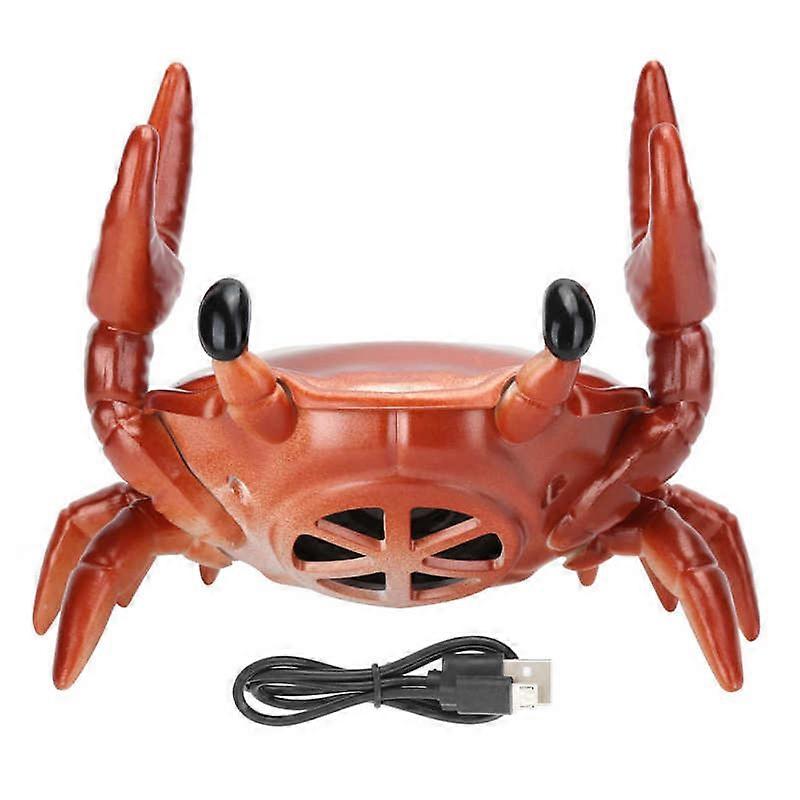 2 in 1 Mobile Phone Stand+Bluetooth Speaker Crab Shape Bracket 360 Degree Surround Speaker wireless bluetooth connection