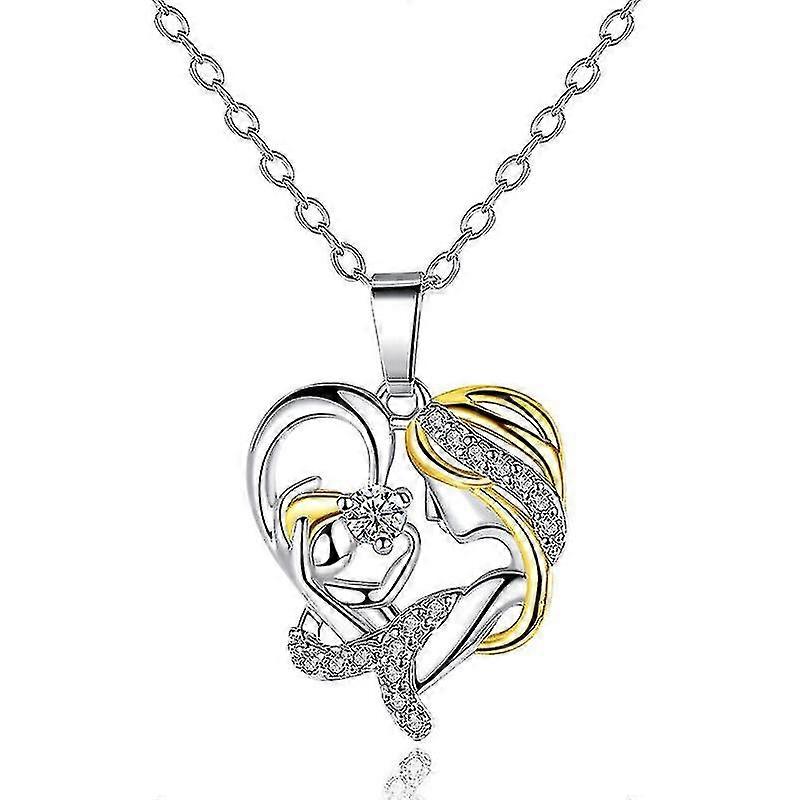 هدايا عيد الأم لقلائد قلب الأم للنساء