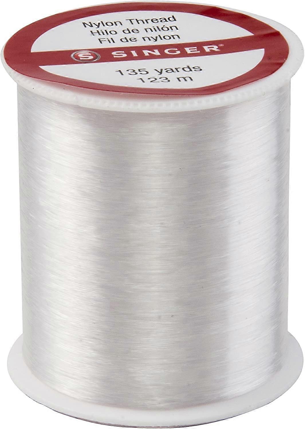 Singer Clear Invisible Nylon Thread, 135 yardov