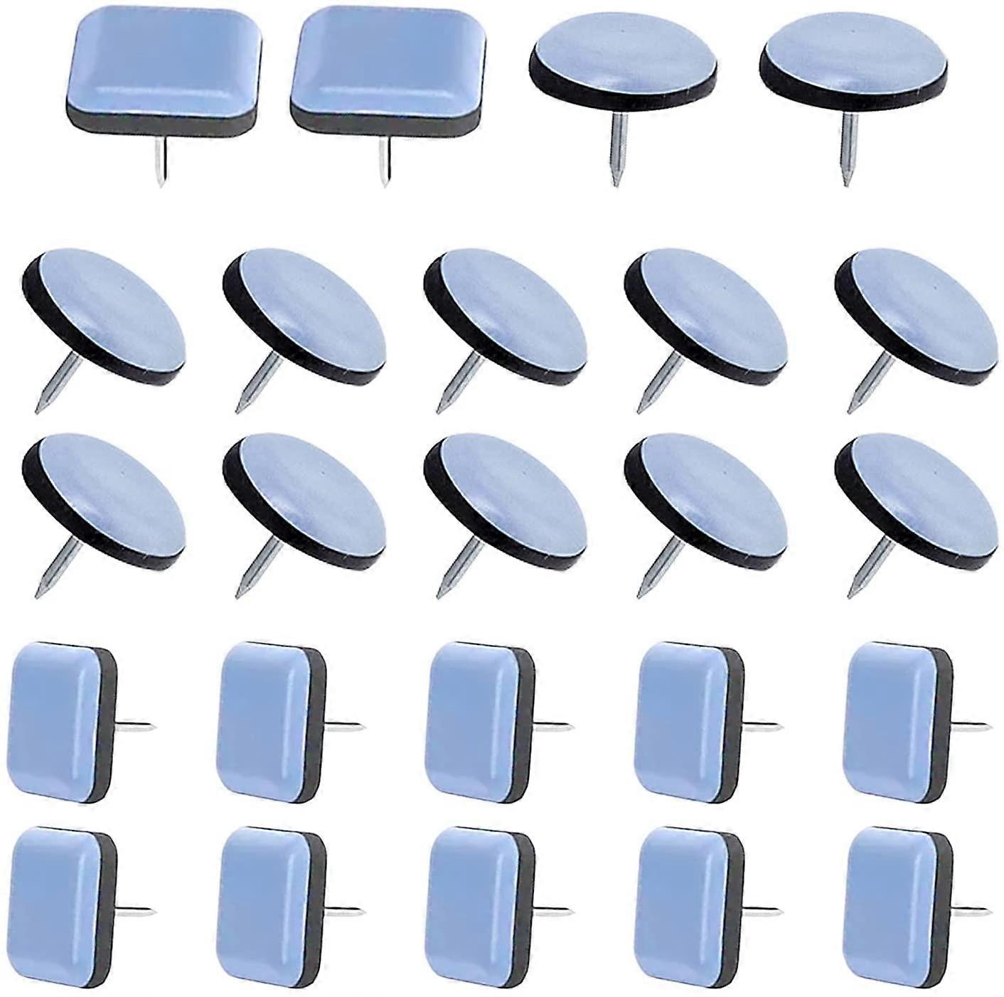 Round/Square 1 inch-48 PackFurniture Glides Sliders,Chair Leg Movers ...