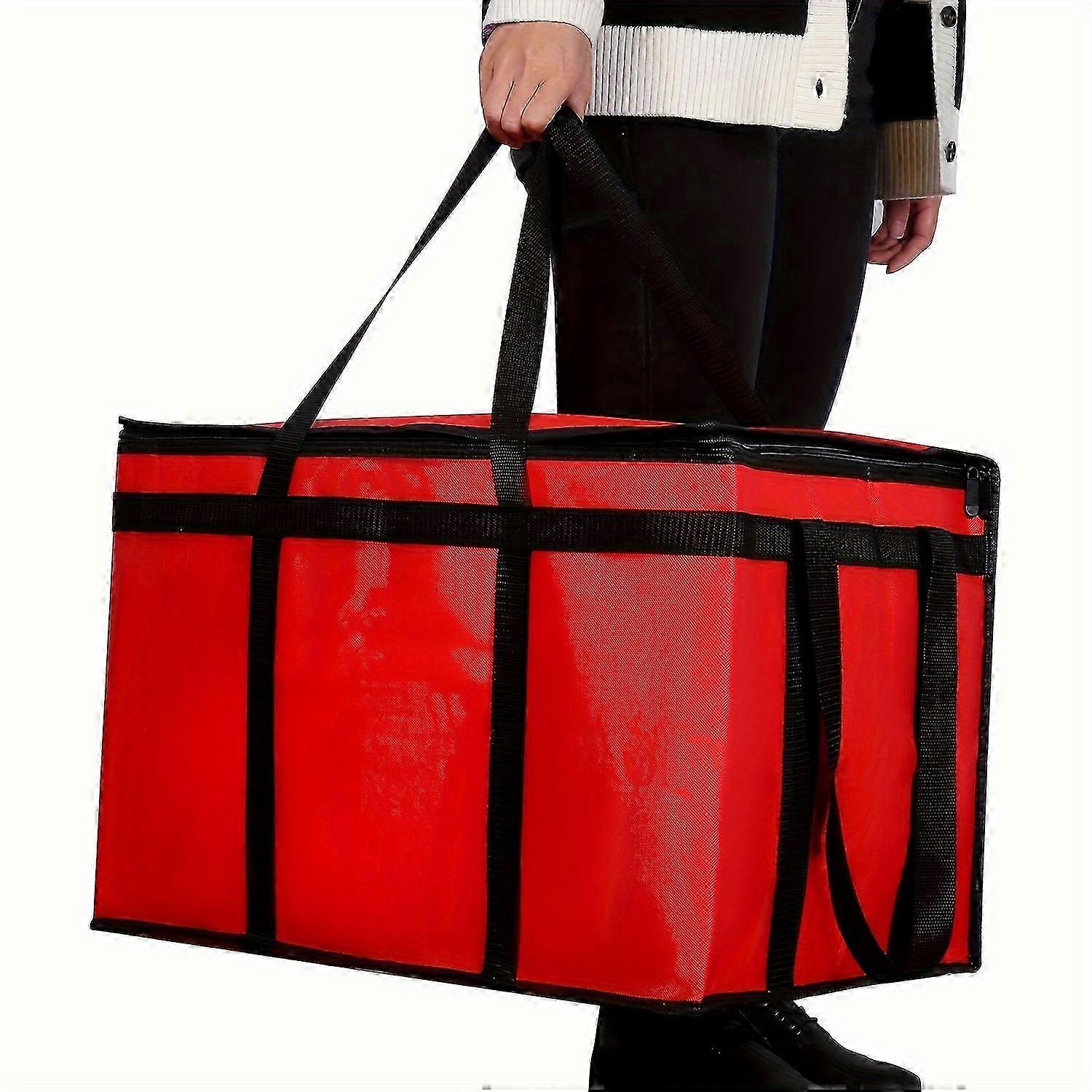 XXXL保温食品配送袋 - DoorDash餐饮用高级保温载体 - 超大，耐用，保持食物热新鲜