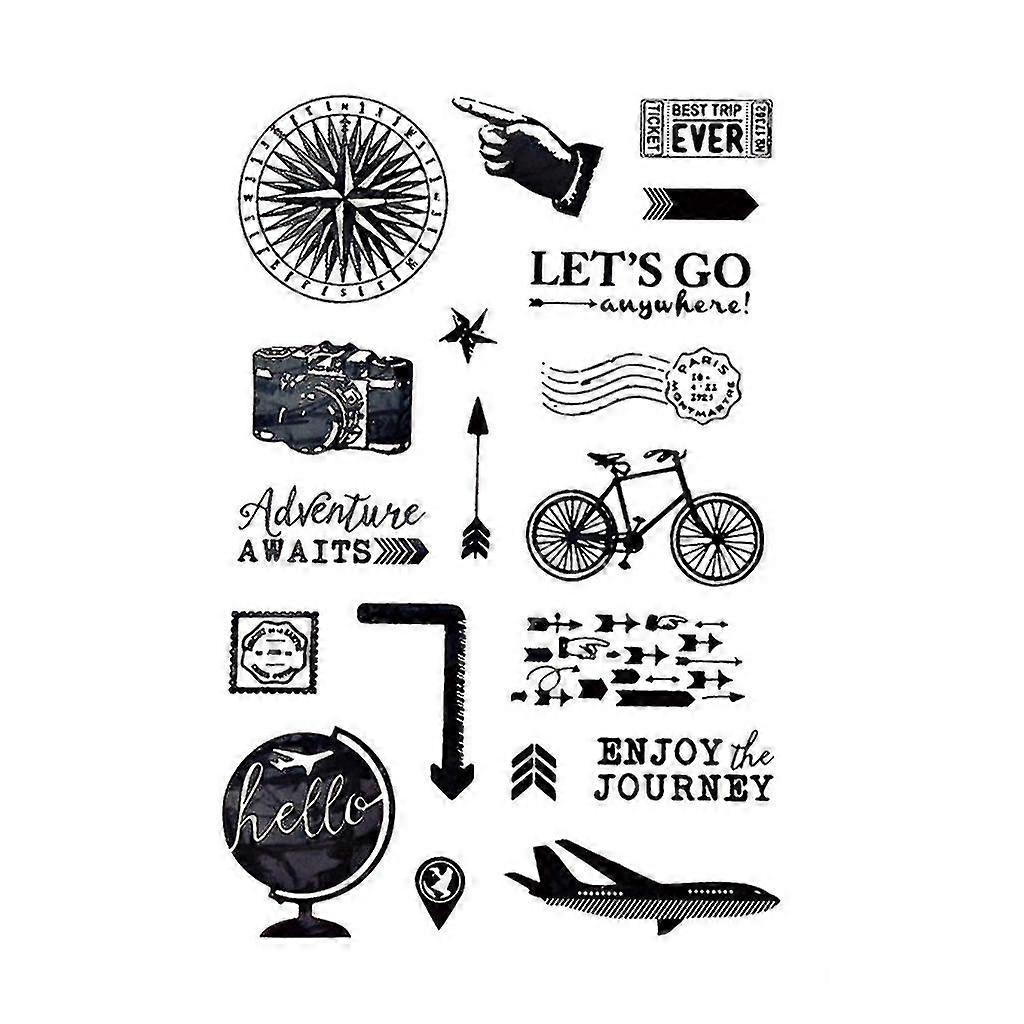 Clear Silicone Stamp Scrapbooking Decorative Stencil For Journaling Card Making