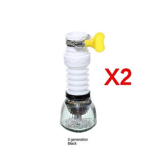 2PC Adjustable Kitchen Faucet Connector Faucet Extender WaterSaving Rotatable Faucet Filter Household Universal Kitchen Utensils