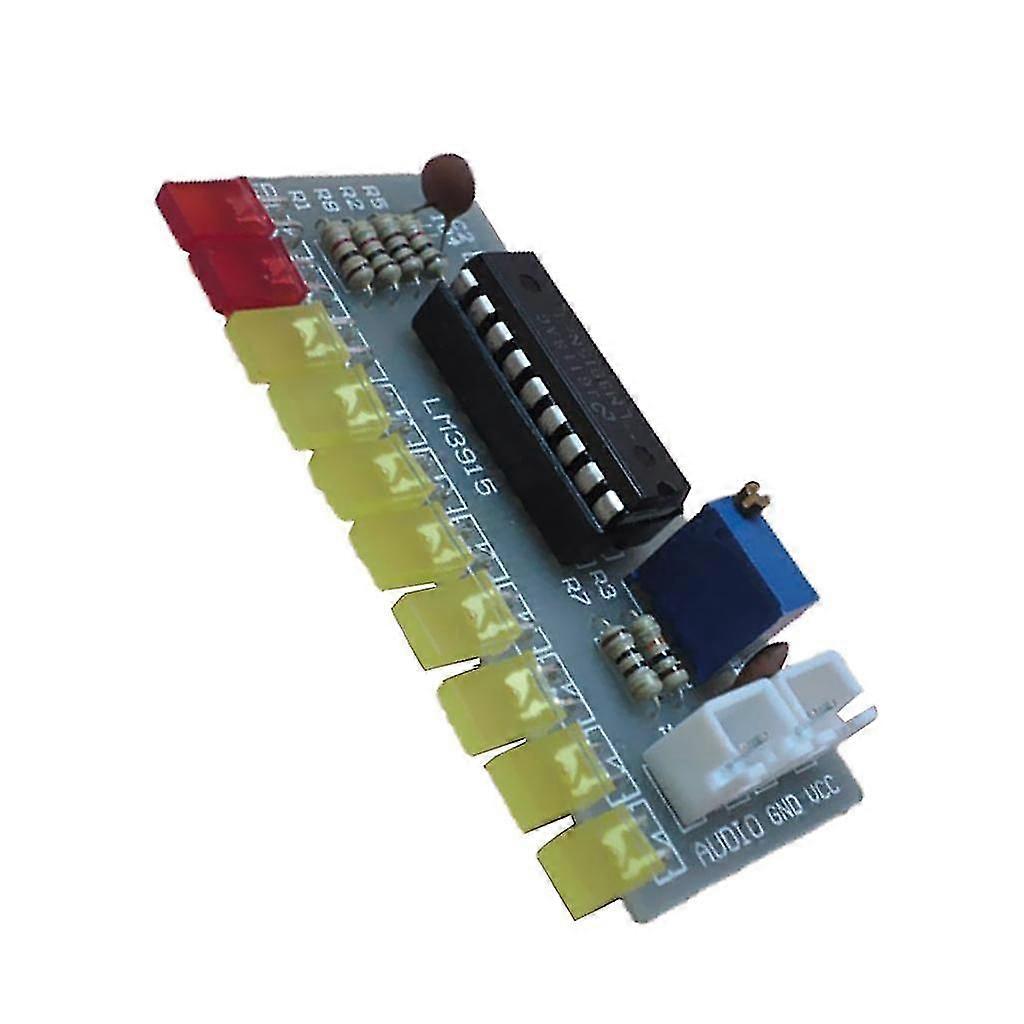 Lm3915 Audio Level Indicator Diy Kit Module Electronic Suite Dc9v-12v