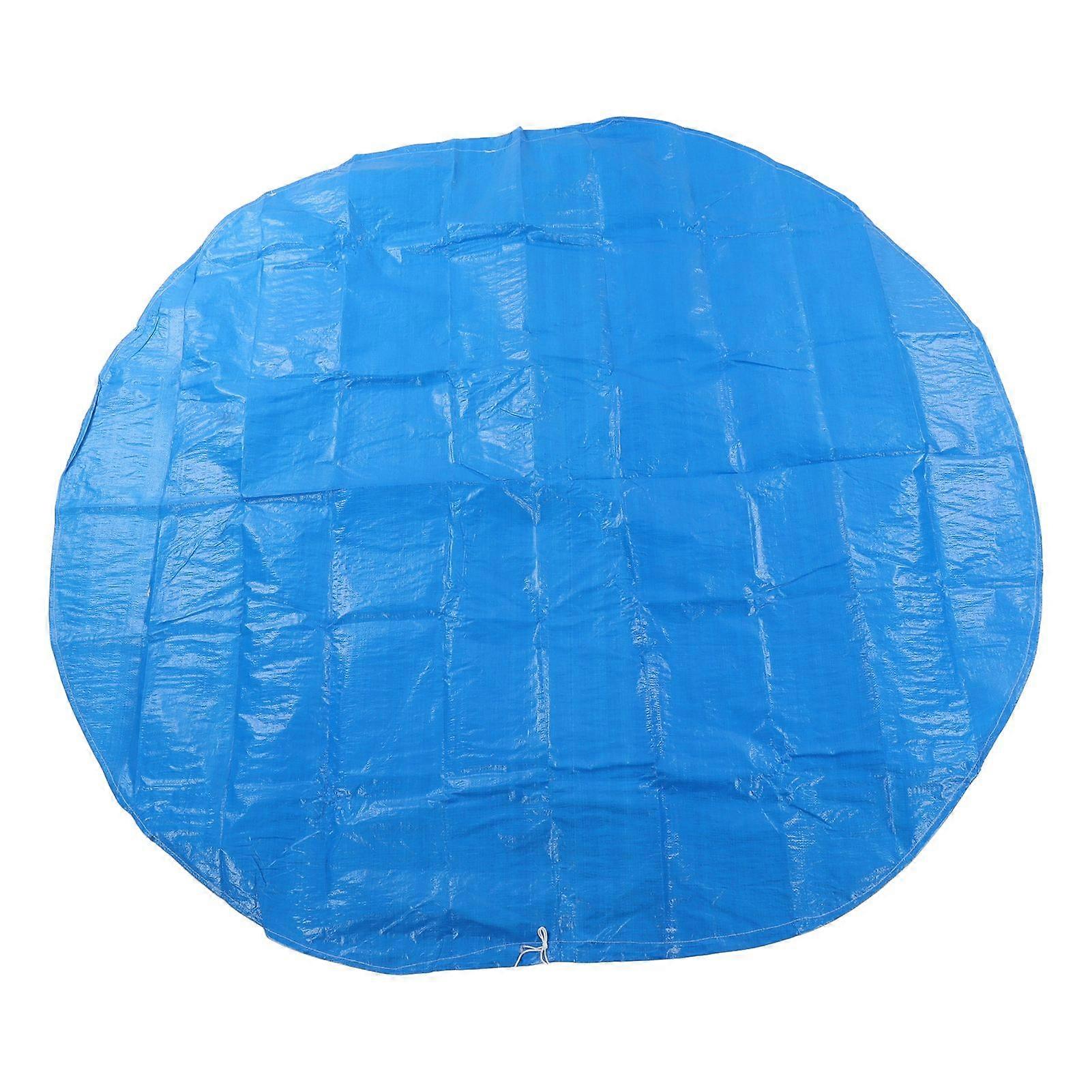 Pool Cover Waterproof Dustproof Round Polyethylene Swimming Pool Cover with Drawstring 2.8m / 9.19ft