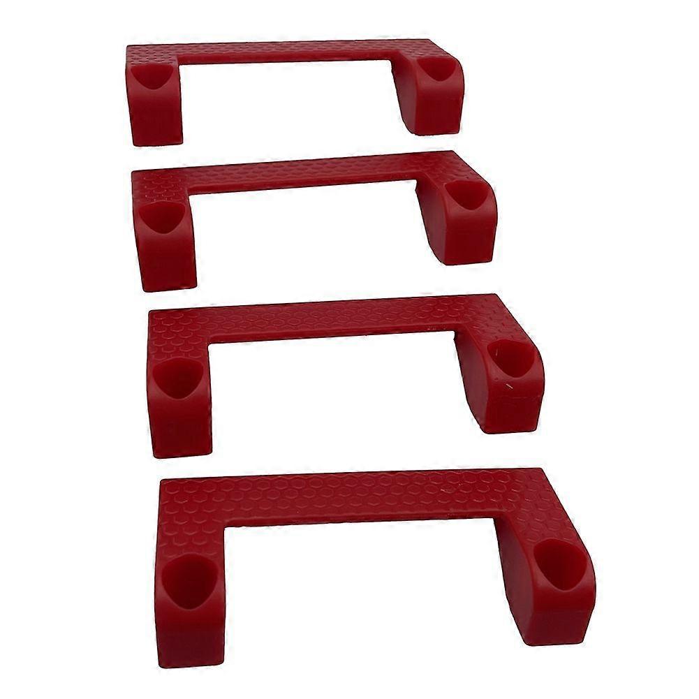 Tape Measure Holder Tool Storage for Garage Organization Tool Holder for Power Tool on Ladder, Work Bench 4 PCS Red