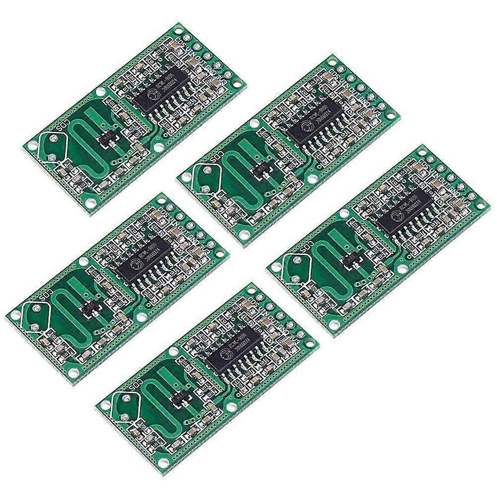 Lot de 5 capteurs de mouvement à micro-ondes RCWL-0516, module de commutation pour