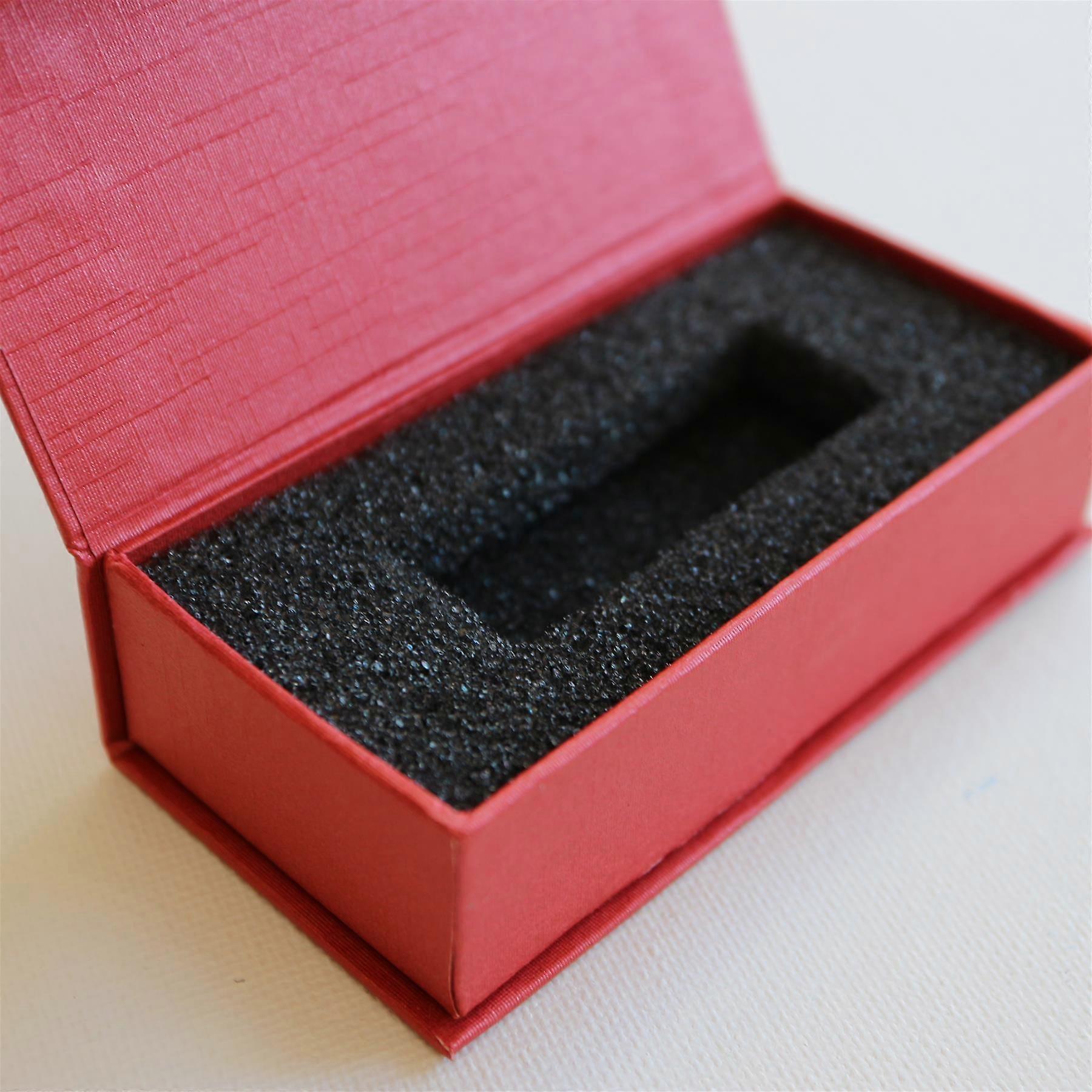 4 x Magnetic USB Presentation Gift Boxes, Ruby
