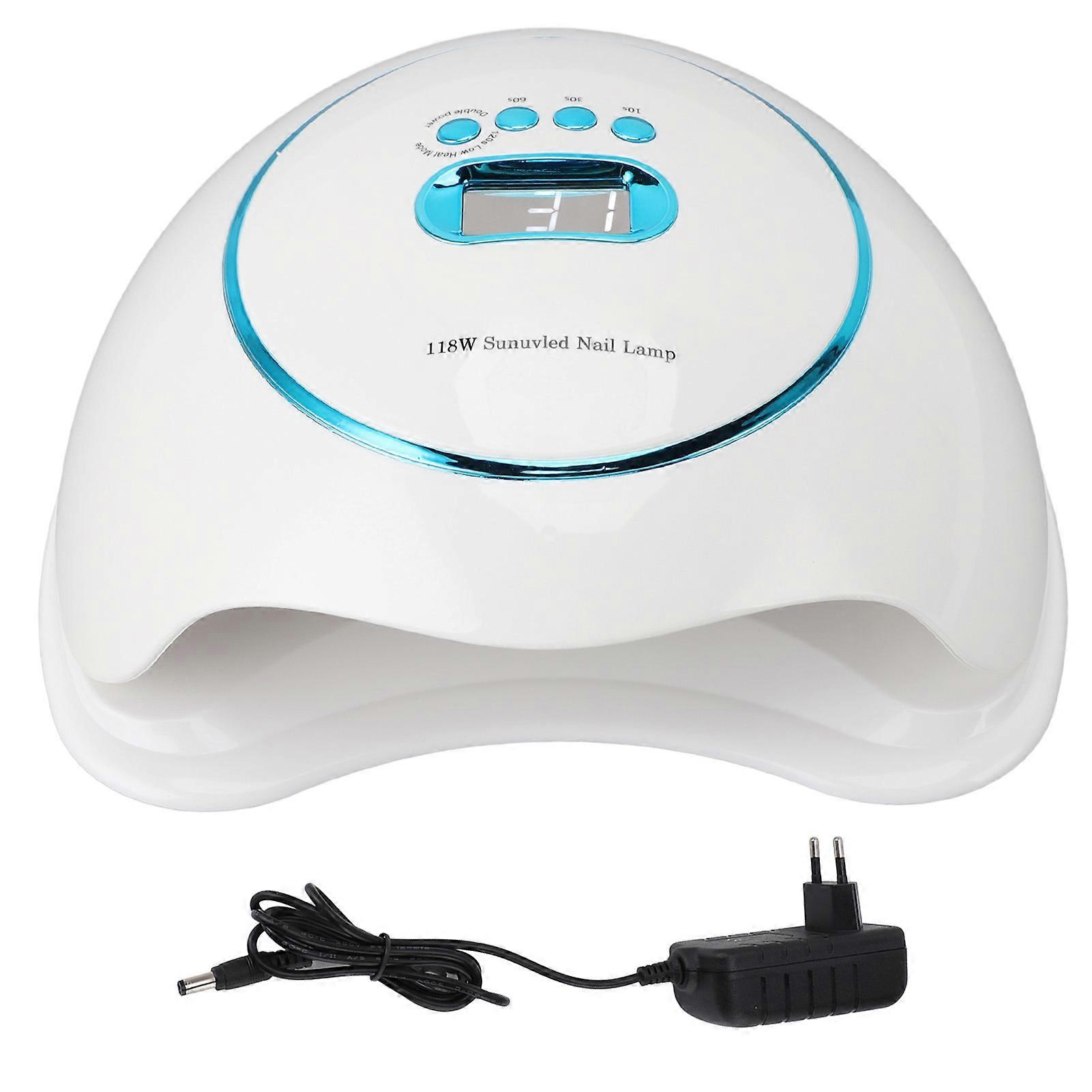 High Power UV Nail Lamp Portable Automatic Sensor 100-240V EU Plug