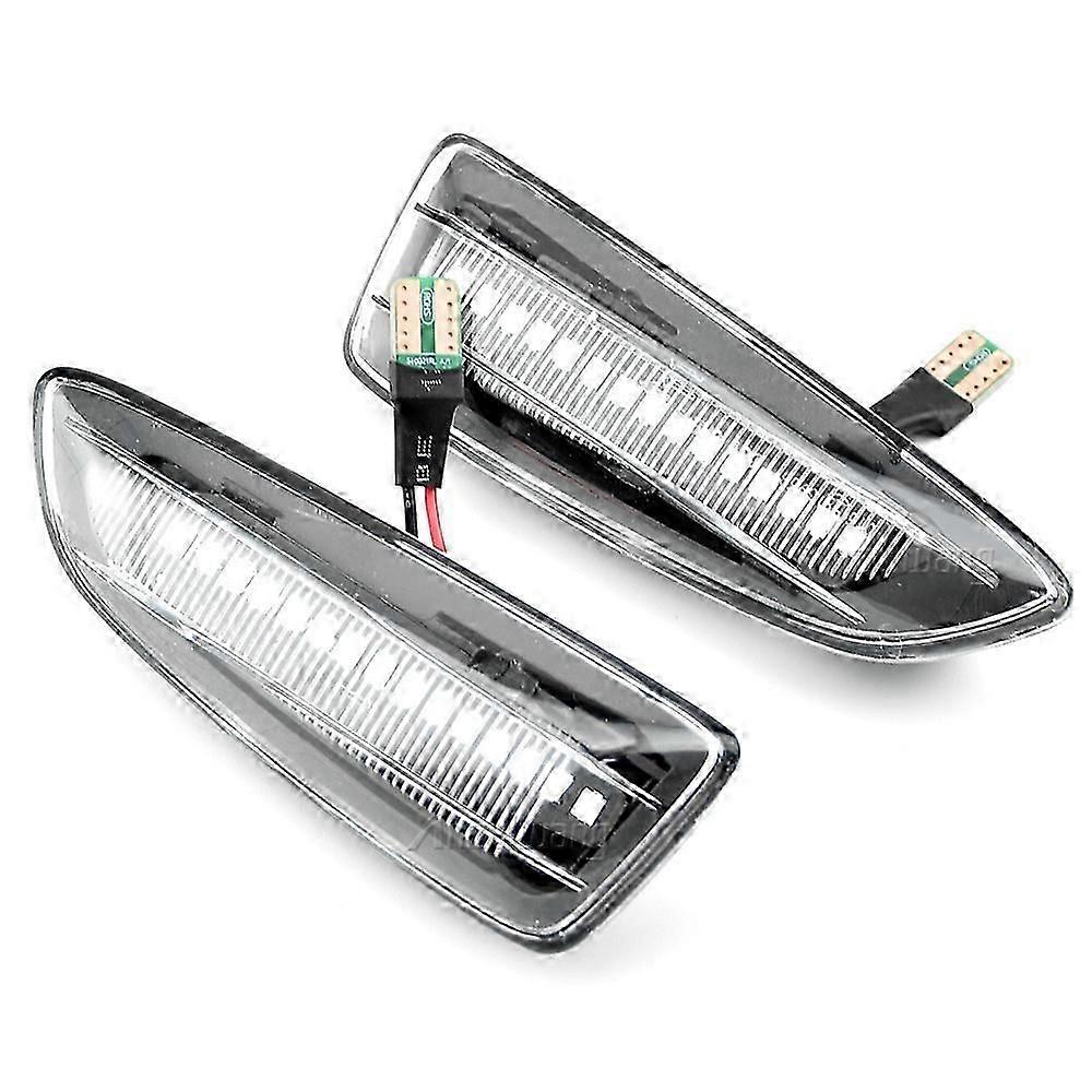 2pcs Led Amber Dynamic Flowing Turn Signal Side Marker Light For Opel Astra J K 2015 Zafira C Insignia B Grandland X 2017