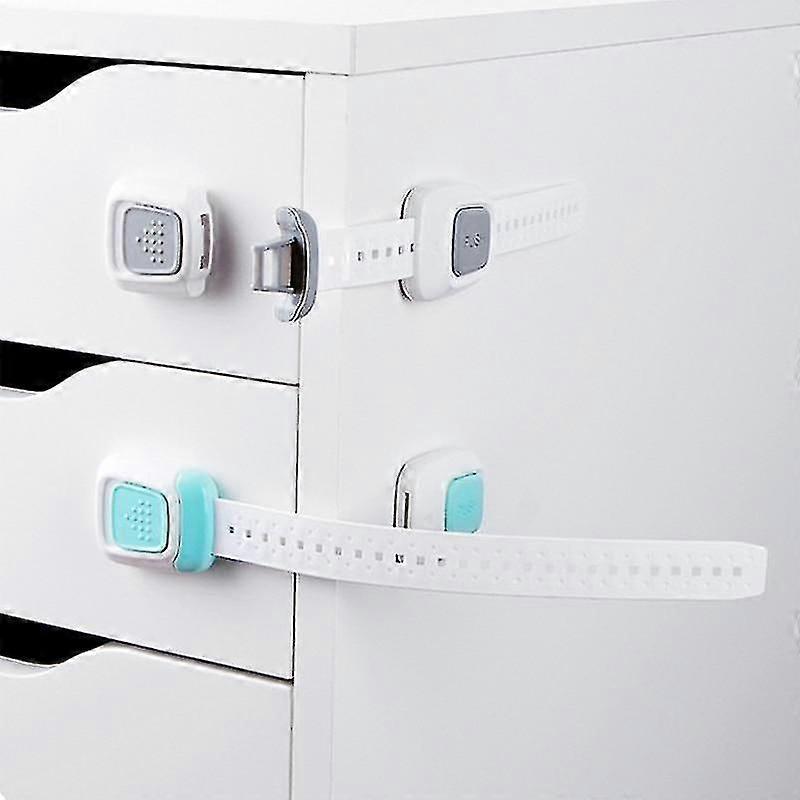 Baby Safety Locks Guards Multi-function Double Button Cabinet Door Lock
