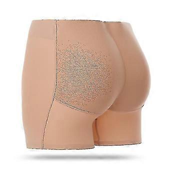 Women Padded Push Up Panties Butt Lifter Shaper Fake Ass M Boxer 222beige