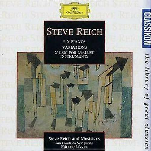 Steve Reich Six Pianos Variations Music for Mallet Instruments CD (1994)