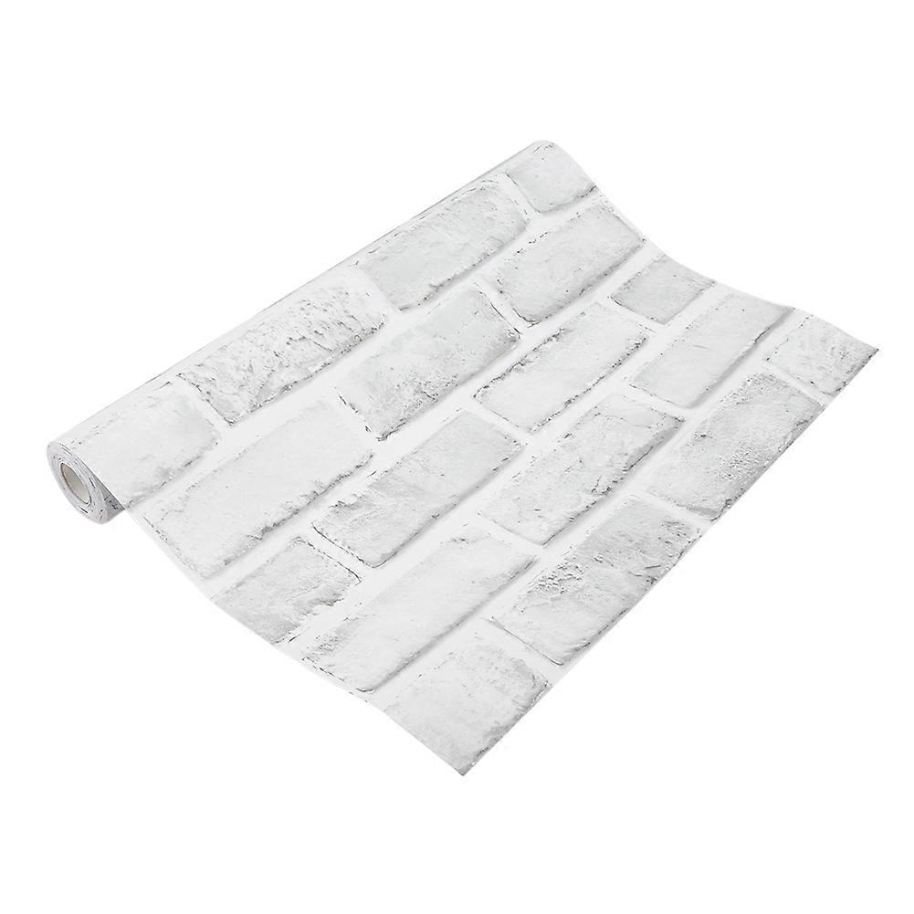 10m 3D Effect Modern Stone Brick Decorative Wallpaper for Home