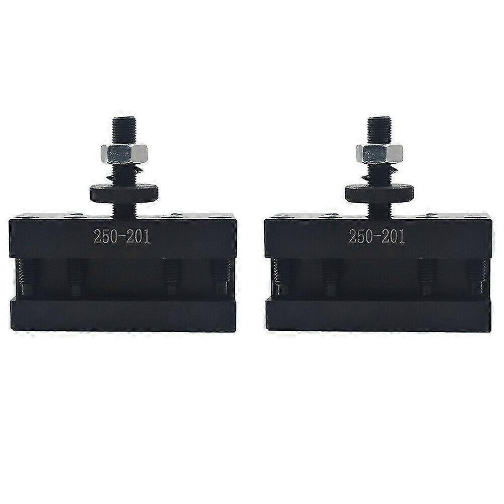 2Pcs 250-201 Quick Change Tool Holder Turning and Facing Tool Holder compatible Lathe Cutter Cutting