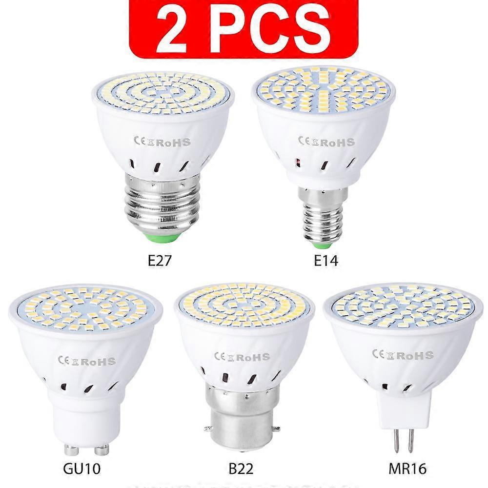 GU10 LED E27 Lamp E14 Spotlight Bulb 48 60 80leds lampara 220V GU 10 bombillas led MR16 gu5.3 Spot light Home