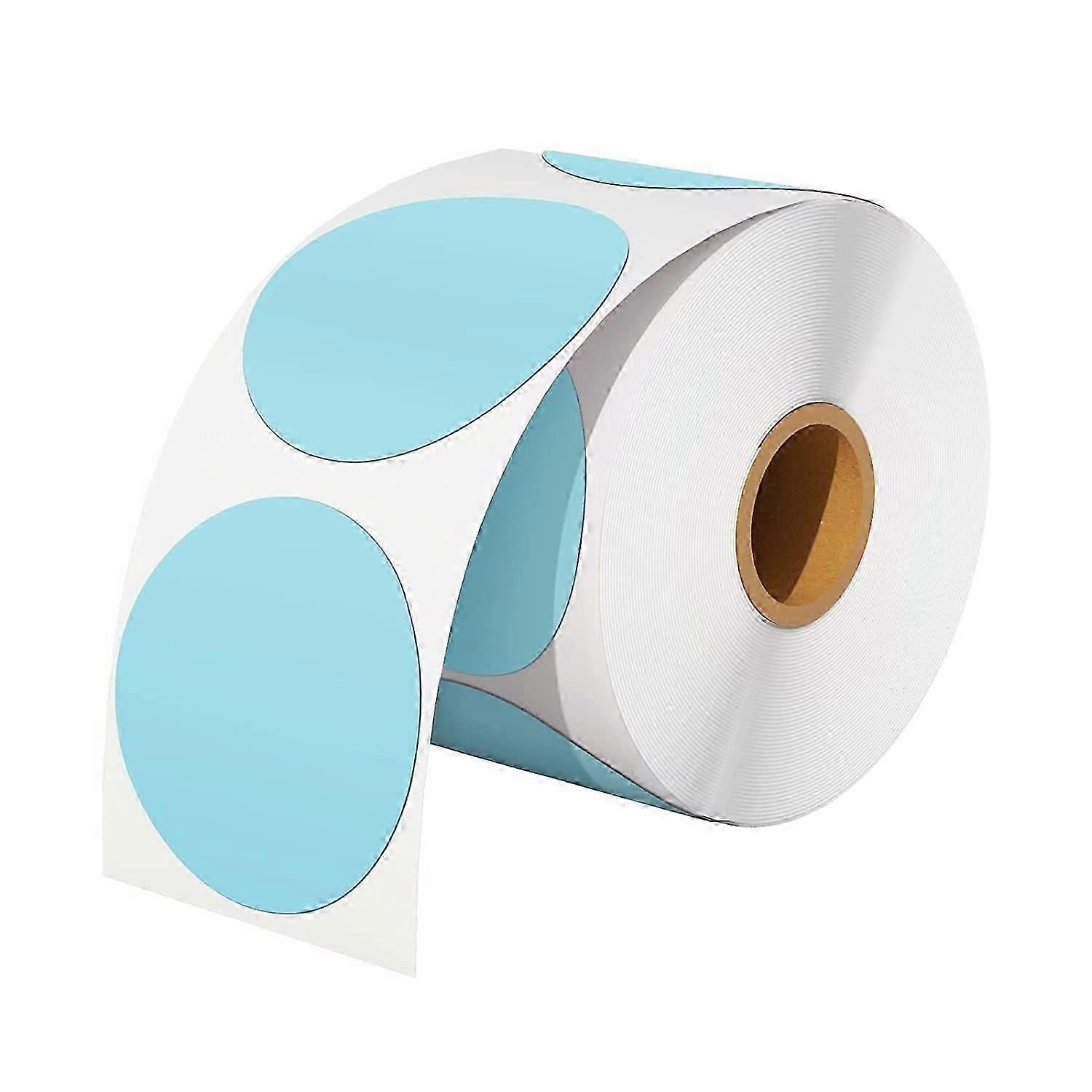 2" Round Thermal Labels, Self Adhesive Round Thermal Labels, Multipurpose Roll Thermal Stickers, 1 Roll
